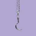 thumbnail image 6 of Elegant Pendant Necklace Scythe Necklace Featuring Adjustable Length Neck Jewelry Charm Necklace for Fashion Enthusiasts, 6 of 8