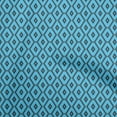 thumbnail image 1 of oneOone Rayon Sky Blue Fabric Block Sewing Craft Projects Fabric Prints By Yard 56 Inch Wide-FC, 1 of 6
