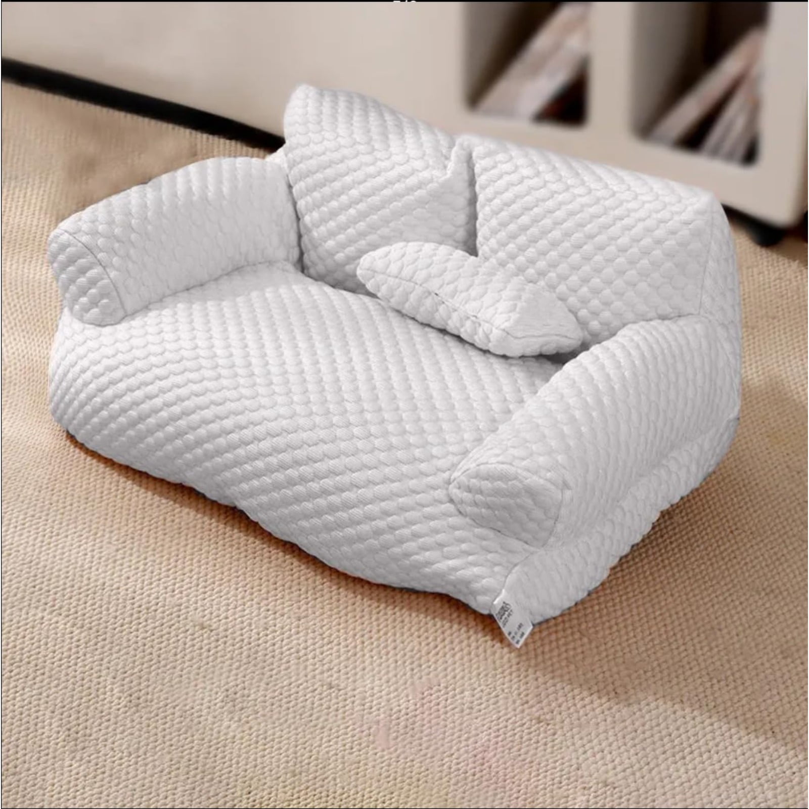 Orthopedic Dog Bed for Large Dogs – Washable Pet Couch Sofa with Ergonomic Head Support, Waterproof Liner, Non-Skid Bottom