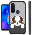 thumbnail image 1 of Compatible with TCL 20XE Hybrid Fusion Guard Phone Case Cover (Cute Doge Shih Tzu), 1 of 1