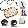 thumbnail image 3 of FORMRS Mini Crossbody Bag for Women Adjustable Rope Shoulder Casual Phone Purse, Beige Retro Rainbow, 3 of 7