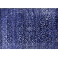 thumbnail image 1 of Ahgly Company Machine Washable Indoor Rectangle Oriental Blue Industrial Area Rugs, 6' x 9', 1 of 4