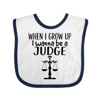 Inktastic Future Judge Law Scale Boys or Girls Baby Bib
