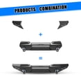 thumbnail image 3 of Modular Front Bumper w/2 x Side Wing For 2022 2023 2024 Toyota Tundra w/6" Light Bar + D Shackles, 3 of 12