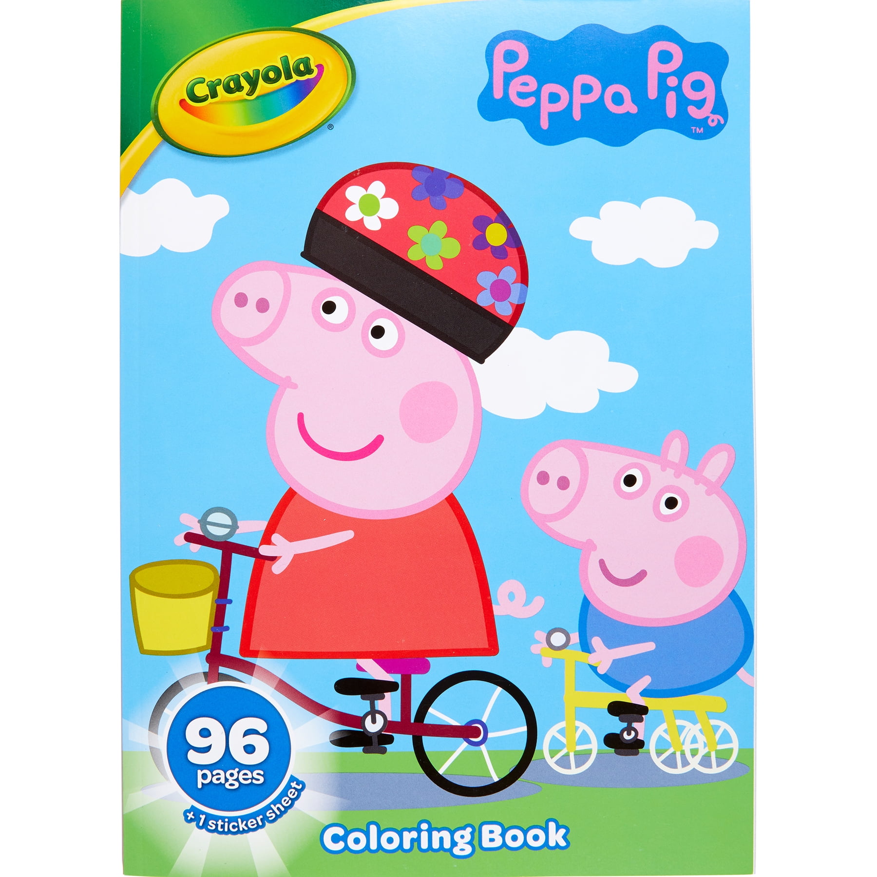 Crayola Coloring Book, Peppa Pig, 96 Pages, Pack of 8