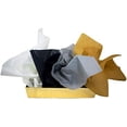 thumbnail image 2 of Made In USA Themed 48-Sheet Color Coded Tissue Paper Pack for Gift Packaging, Art & Crafts & DIY Projects (Birch, Black, Gray & Antique Gold), 2 of 3