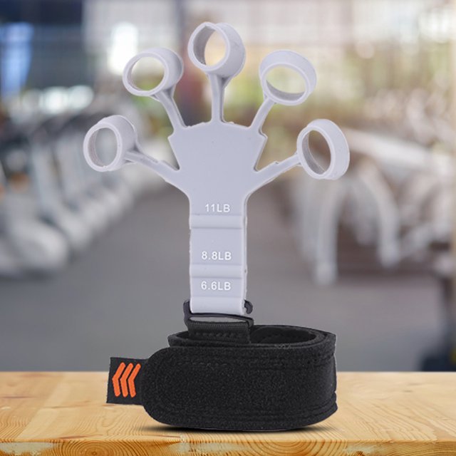Entrenador de dedos Ejercitador de dedos de guitarra ajustable para pacientes Entrenamiento de fuerza FLhrweasw Nuevo