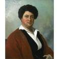 thumbnail image 3 of William Henry Powell 12x14 Black Modern Framed Museum Art Print Titled - Portrait of Alexandre Dumas (1855), 3 of 5