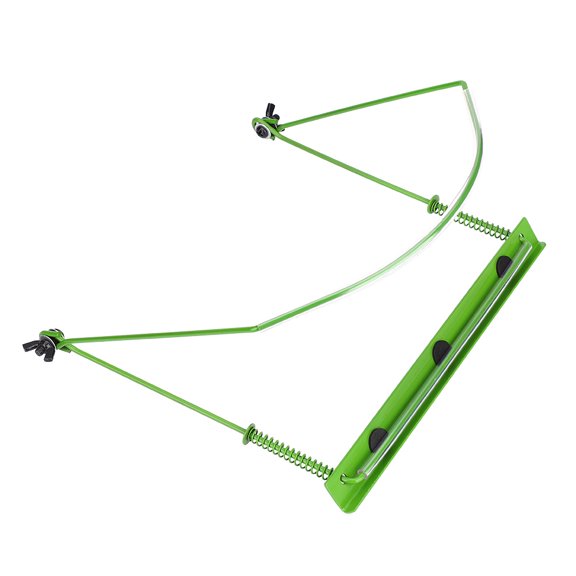 Cuello de armónica Jadeshay con clip 18 cm multifuncional Verde plástico Hierro