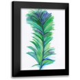 thumbnail image 1 of Seay, Anne 14x18 Black Modern Framed Museum Art Print Titled - Blue Feather II, 1 of 5