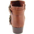 thumbnail image 2 of material girl cady women  round toe synthetic tan bootie, 2 of 5