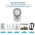 thumbnail image 3 of Mechanical daily programmer inter.LED 3000 W. Mechanical daily programmer socket, white color, 16A, 3 of 4