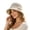 Beige, variant on Wide Brim Sun Hats for Women Foldable Packable Summer Casual Beach Hat for Vacation Travel