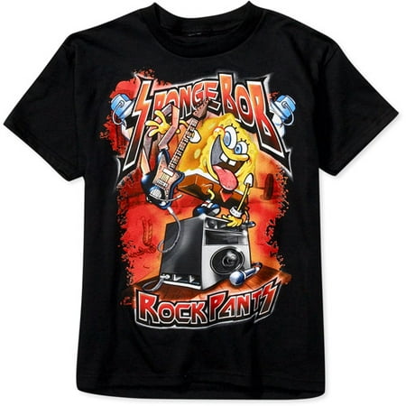 Nickelodeon - Boys' SpongeBob SquarePants Short-Sleeve Graphic Tee