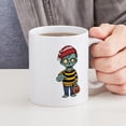 thumbnail image 4 of CafePress - Scary Zombie T Shirt - 11 oz Ceramic Mug - Novelty Coffee Tea Cup, 4 of 6