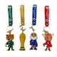 thumbnail image 1 of Increible! Set Llaveros Mascotas Mundialistas Futbol 2026 Maple Zayu Clutch 4 pack, 1 of 1