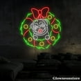 thumbnail image 4 of Glowneon Wreath Bulldog Neon Sign, Wreath Bulldog LED Sign, Celebration Room Wall Art Décor, 4 of 5