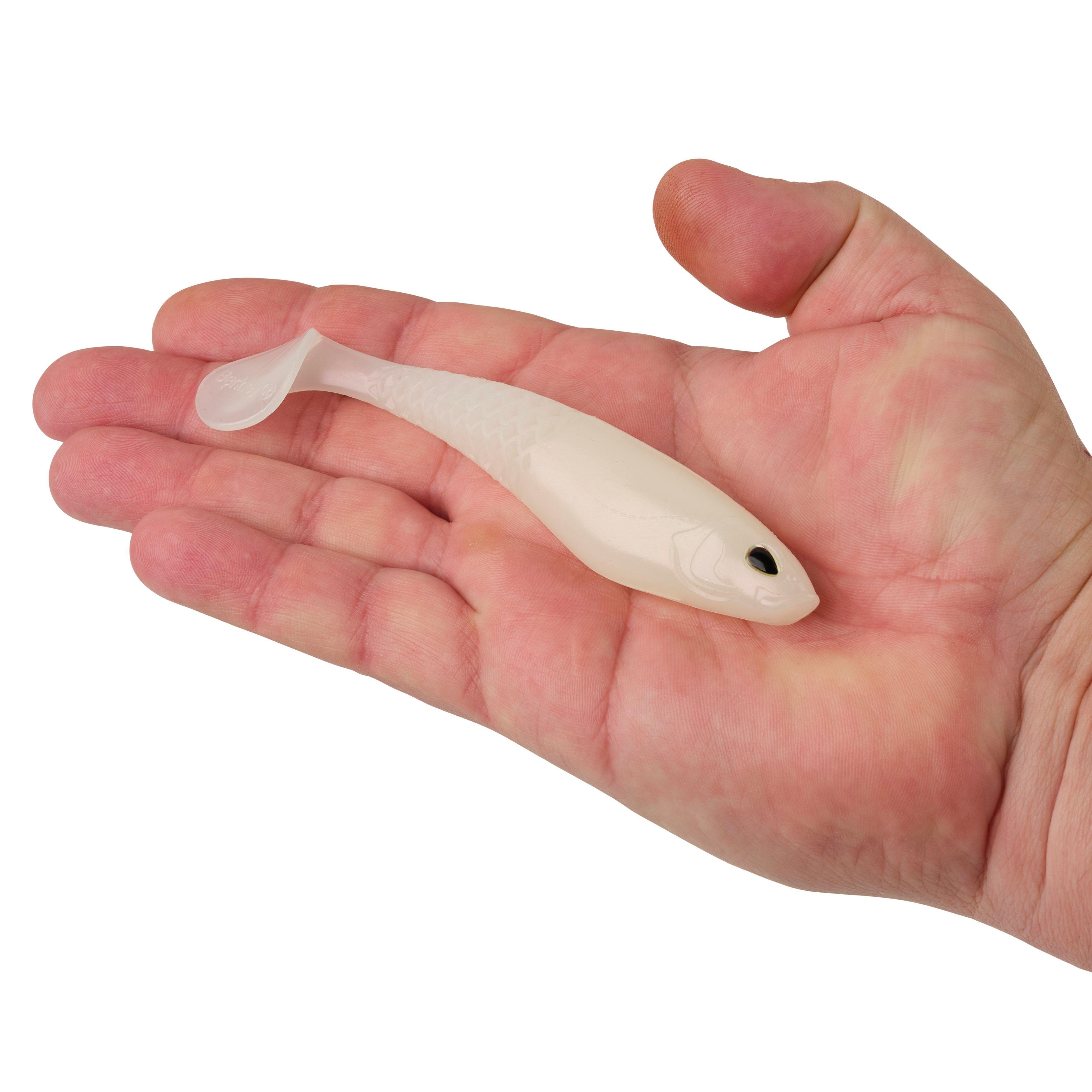 Berkley PowerBait® Unrigged CullShad, 5 in, Albino