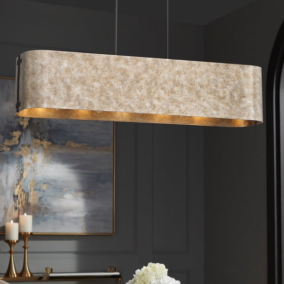 Possini Euro Design Possini Euro Julian 41 1/2"W Rustic Silver Island Pendant