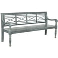 thumbnail image 3 of Safavieh Karoo Indoor/Outdoor Contemporary Acacia Bench, 3 of 7