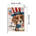 thumbnail image 3 of Bdday Birthday Decorations for Women New Independence Day Garden Flag Double Sided Linen Outdoor Courtyard Decoration Christmas Decorations, 3 of 5