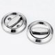 thumbnail image 4 of Recessed Door Handle Round Flush Pull Handle Cabinet Door Latch Handle Drawer Knobs Stainless Steel Cup Ring Finger Pull With Square Door Lock(2pcs, S, 4 of 5