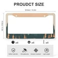 thumbnail image 3 of 2 Pieces Mountain Adventure License Plate Frames Nature Landscape Watercolor Boho Mountains Funny License Plates Quality Aluminum 2 Holes for Women Men US Vehicles, 3 of 6