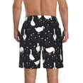 thumbnail image 3 of KLL Fashionable Goose Men's Casual Summer Beach Shorts Hawaiian Shorts with Pockets-Large, 3 of 5