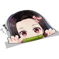 thumbnail image 4 of Nezuko Kamado Peeker Car Stickers Anime Vinyl Waterproof Sticker Windows Peeking Decal Decorative Waifu Decals, 4 of 4