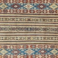 thumbnail image 1 of Ahgly Company Machine Washable Indoor Square Abstract Brown Area Rugs, 3' Square, 1 of 7