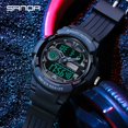 thumbnail image 2 of Sanda 2022 New Sports Men's Watches Top Brand Dual Display Watch 50m Waterproof Wristwatch For Male Clock Relogio Masculino 6082 - Quartz Wristwatches - AliExpress, 2 of 6