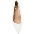 thumbnail image 5 of Journee Womens Celica Slip On Kitten Heel Pointed Toe Pumps, Widths Available, 5 of 10
