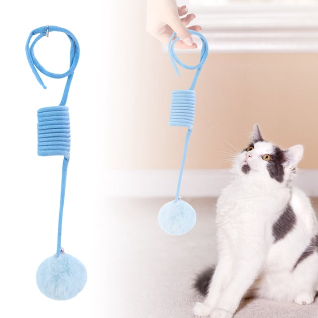 Juguete colgante para gatos. Juguete interactivo de interior con resorte para mantener al gato ocupado y reducir el aburrimiento