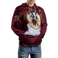 thumbnail image 6 of Looney Tunes Taz-Mania Hoodie 3D Print Pullover Hooded Long Sleeve Sweatshirts Tops Blouse with Pocket for Mens Womens, 6 of 7