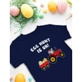 thumbnail image 3 of Tstars Boys Unisex Eggs Hunt Tractor Easter Holiday Kids T Shirt, 3 of 6