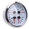 thumbnail image 1 of Calibre De 110 Mm, Calibre Multifunción 4 En 1, Nivel De Combustible / Psi De Aceite 0-150 Psi / Temperatura De Agua 100-250 F / Voltímetro 8-16V DC, 4 3/8, 1 of 7