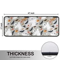 thumbnail image 5 of Kitchen Rugs Sets Of 2,Halloween Ghosts and Witchy Elements Anti Fatigue Kitchen Mat Rugs Non Slip Washable,Decorative Kitchen Floor Mats for Kitchen,Sink,Laundry,17"x47"+17"x47", 5 of 5