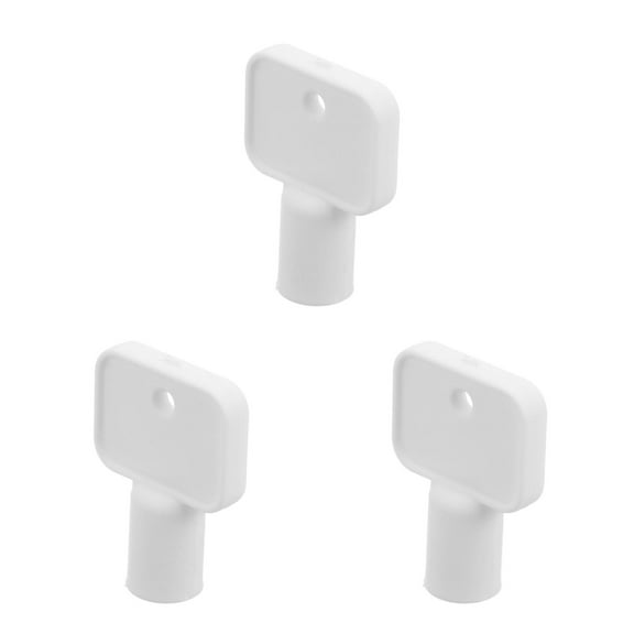 FRCOLOR  3 Pack Paper Towel Dispenser Key Hand Replacement Bathroom Toilet White