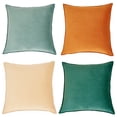 thumbnail image 7 of Topfinel Orange Green Decorative Throw Pillow Covers for Sofa,Green Natural Bed Living Room Decor-Square Pillows,Set of 4,18x18 Inch, 7 of 7