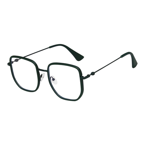 Fashion Classic Cute Office Anti-blue Light Glasses Spectacles Eyeglasses Square Frame Eyewear Computer Goggles GREEN