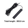 thumbnail image 4 of EeaseMX Antena FM universal para radio de coche ANT-309, amplificador de señal para vehículo marino, barco, RV (negro), 4 of 7