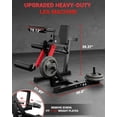 thumbnail image 4 of Gaderth Leg Extension and Curl Machine, 4 in 1 Leg Press Machine for Home Gym, 700 Lb Weight Capacity Adjustable Lower Body Workout Equipment, Fits 1 In and 2 In Weight Plates, 4 of 7