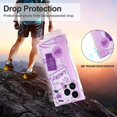 thumbnail image 6 of iPhone 13 Pro Case, Shockproof Kawaii TPU Phone Case for iPhone 13 Pro 2021 (6.1 Inch), with Soft Cute Back Case for Girls and Women, Purple Love, 6 of 13