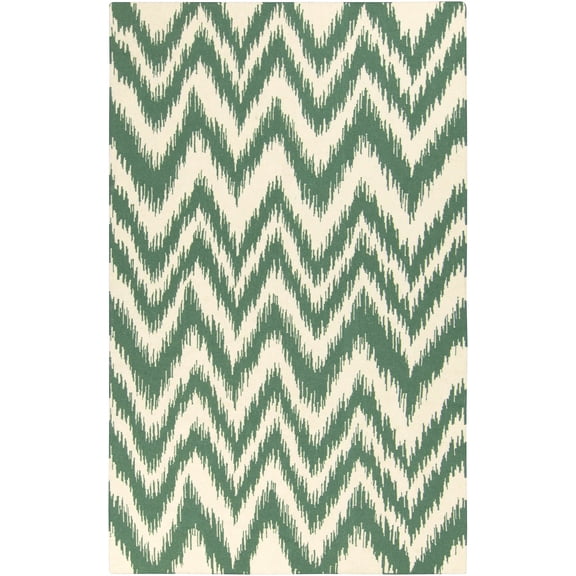 BoutiqueRugs Parsonsfield Bohemian, Transitional Area Rug - Medium Green, Cream - 2' x 3'