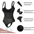 thumbnail image 6 of VASLANDA Shapewear for Women Tummy Control Thong Bodysuit Open Bust Body Shaper, 6 of 8