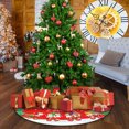 thumbnail image 3 of Christmas Tree Skirt Decorations Santa Claus Snowflake Christmas Tree Skirt Exquisite Tree Bottom Decoration Tree Skirt, 3 of 5