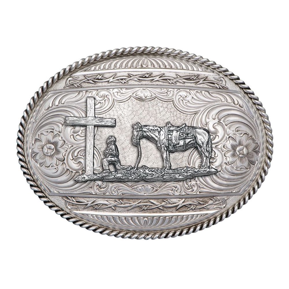 Montana Silversmiths Montana Silversmiths Belt Buckle Mens Cowboy