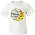 thumbnail image 3 of Inktastic My Mimi Loves Me with Sunflower Wreath Youth T-Shirt, 3 of 5