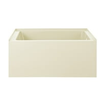 Lausanne 48" X 32" Right-Hand Drain Alcove Bathtub with Apron in Bisque
