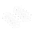 thumbnail image 4 of IFANLANDOR 10Pcs Stable Design Acrylic Sign Display Holder for Advertising and Price Tagging in Office, 4 of 8